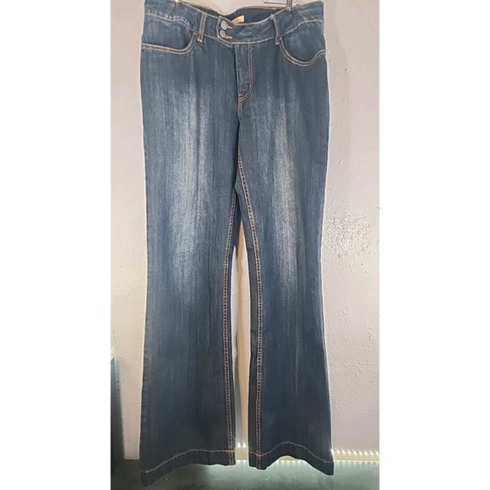 Stetson Women's No 214 City Trouser Denim Jeans -  Wide‎ Leg - Size 14 Long